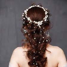 Korea Pearl Headband For Bride Wedding Hair Accessories Bridal Headpiece Tiara Pearl Hair Ornament Girl Gold Flower Headwear Hair Jewelry Aliexpress Wedding Hair Accessories Bride Hair Accessories Hair Ornaments