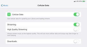 How To Enable Apple Music Streaming On Cellular In Ios 12