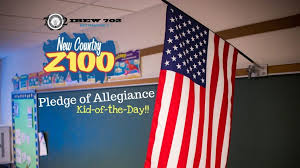Flag craft, perfect for practicing your child's new pledge of allegiance skill. Pledge Of Allegiance Kid Of The Day Wooz Marion Il