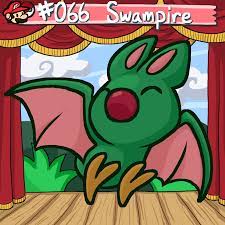 gotta popkas, Swampire is a darker green than the original...