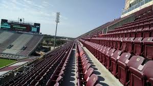 chairback seating at oklahoma memorial stadium