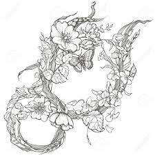 My adult coloring pages include flowers, animals and geometrics. Wild Dog Rose Flowers Frame Contour Ink Adult Coloring Page Drawing Vector Clipart On White Background Royalty Free Cliparts Vectors And Stock Illustration Image 95679312