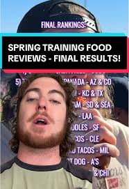 Spring Training Food Rankings in Arizona