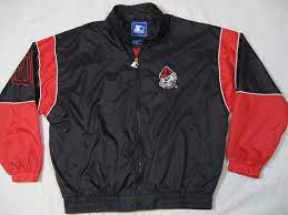 Georgia Uga Bulldogs Starter Zip Up Windbreaker Jacket Size Xl Xlarge Starter Basicjacket Bulldogs Team Georgia Bulldogs Jackets