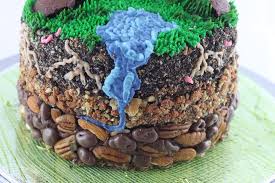 Soil Horizons Cake Geology Cake Halloween Food Desserts Fun Desserts