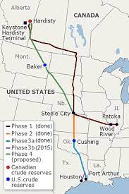 Keystone xl strengthens the economic and security ties between the u.s. Datei Keystone Pipeline Route Png Wikipedia