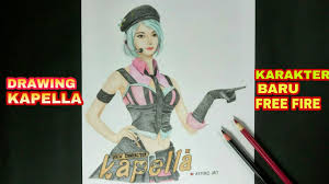 Btw hari ini saya juga ganti logo chanel lagi. Menggambar Kapella Karakter Baru Ff Drawing Character Free Fire Youtube