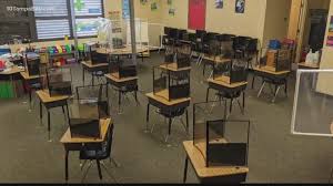 The right student desks can make all the difference in a classroom. Sarasota Teacher Shows Off Classroom Desk Shields Air Purifier Ahead Of First Day Of School Wtsp Com