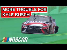 This race just can't catch a break. Harvick Gets Dumped Kyle Busch Struggles Daytona Road Course Highlights Nascar Cup Series Youtube