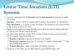 Signals Systems Cnet 221 Chapter 3 Linear Time Invariant System Ppt Download