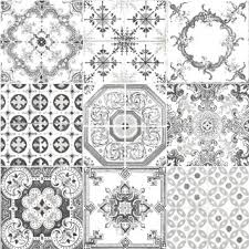 Gaelic 8 x 8 ceramic field tile. Moroccan Tiles Grey