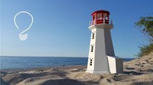 Early lighthouses used whatever materials were available locally: Making A Wooden Lighthouse Part 2 Of 2 Youtube