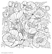 We have collected 35+ flowers for coloring page images of various designs for you to color. Beautiful Coloring Pages For Adults Flowers Coloring Pages Printable Com