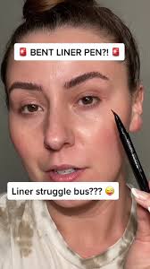 Have you tried a bent liner pen?!?! @shiseido_usa #viralmakeup  #linertutorial