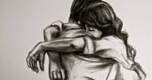 Black And White Sketch Artwork Couple Black And White Sketch Hugging Cute Love Art Drawings For Boyfriend Couple Drawings Hugging Couple
