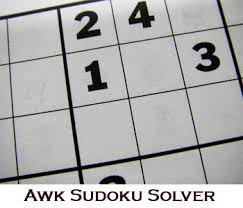 It's also easy enough to extend to any other program language, so feel free to stick around if python, java, or… Yet Another Sudoku Puzzle Solver Using Awk
