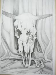 The painting depicts a cow skull centered in front of what appears to be a cloth background. Vintage Large Abstract Print Cow S Skull With Calico Roses 1931 By Georgia O Keeffe Colorful Home Wall Decor Art Collectibles Prints Vadel Com