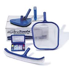 Swimline Hydrotools Blue Premium Above And In Ground Swimming Pool Skimmer And Rakes Kit 8610 The Home Depot Pool Maintenance Swimming Pool Kits Pool Cleaning