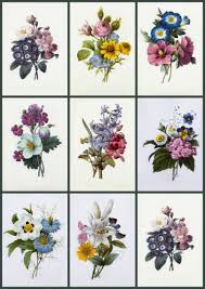 Free Printable Decoupage Papers Sizes Medallions Card Fronts Or Backing Papers As You May Call Them Vintage Flower Tattoo Flower Drawing Flower Art