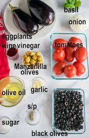 Just italian herbs, garlic, fresh eggplant, and some brine. Caponatina Eggplant Caponata Recipe Cooking With Mamma C