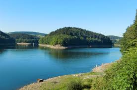 Aggertalsperre Blick Auf Die Aggeinsel Bergisches Land Deutsche Landschaft Schone Orte