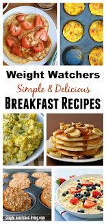 weight watchers breakfast recipes w