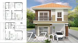 We have a huge experience of creating space efficient and economic friendly car parking slots. House Plans 7x7m With 3 Bedrooms Samhouseplans