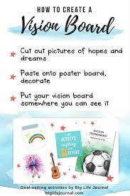 7 Fun Goal Setting Activities For Children Goal Setting Activities Kids Vision Board Goal Activities
