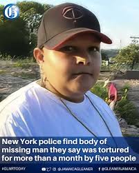New York State Police charged five people Friday with murder in the killing  of a missing man who authorities said died following repeated acts of  violence and torture for more than a