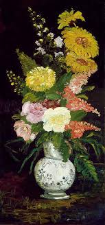 Пшеничное поле с васильками 1890. Vase Of Flowers 1886 Painting By Vincent Van Gogh