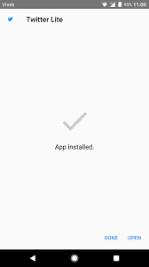 Install an app from google play and, while the installer takes the form of an apk files, you're never given the opportunity to download the file directly. Twitter Lite Is Now A Native Android App Droidviews