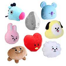 Have two kinds of size: Fur Kpop Bts Bt21 Tata Shooky Rj Suga Cooky Jimin Bett Plusch Kissen Puppe Sale Banggood Deutschland