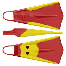 Duck Feet Limited Edition Red Yellow Swimfins Xxl