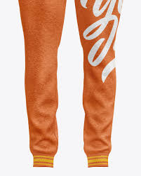 Download Men S Melange Sport Pants Mockup In Apparel Mockups On Yellow Images Object Mockups