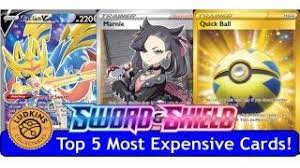16 sword & shield booster packs. I Love Gold Top 5 Most Expensive Pokemon Sword Shield Cards
