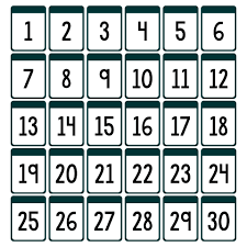10 best printable numbers from 1 30 printablee com