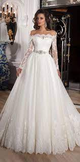 Elegant Tulle Off The Shoulder Neckline Ball Gown Wedding Dresses With Lace Appliques Pakaian Perkawinan Gaun Pengantin Brokat Gaun Pengantin