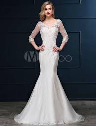 We did not find results for: Meerjungfrau Hochzeitskleid Spitze Langarm Brautkleid V Ausschnitt Perlen Backless Slim Fit Elfenbein Brautkleid Mit Zug Milanoo Com