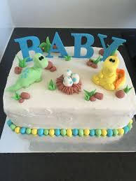 Dinosaur Baby Shower Cake Dinosaur Baby Shower Dino Baby Shower Baby Shower Cakes