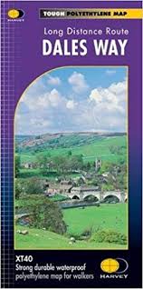 dales way xt40 route map amazon co uk harvey map