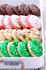I stow all of mine in the freezer and then when it is time to serve or make up gifts i have a huge variety to choose from and so will you now with 26 freezable christmas cookie recipes. Four Christmas Cookies From One Basic Dough