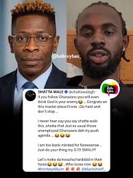 Shatta Wale congratulates Black Sherif