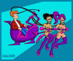 2girls amy wong anal tail bdsm bit gag black hair bondage bound  bound arms cart collar female femsub futurama gag gagged high heels human  human pet human pony living