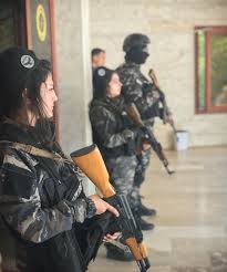 Photo I took of Kurdish female members of the Asayîş special forces in  northeastern Syria [1664 x 1248] : rMilitaryPorn