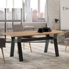 Découvrez le rayon table basse en promotion avec des nouveautés toute l'année et dans tous les magasins but. Nouvomeuble Table A Manger Bois Et Metal Kay Pas Cher Achat Vente Tables A Manger Rueducommerce