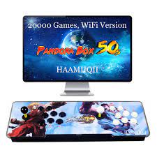 Amazon.com: HAAMIIQII Pandora Box 50s Arcade Game Console Machine - 20000  Games Installed, WiFi Version, 1280x720P, 2D/3D Games,  Search/Save/Hide/Pause/Download Games, 1-4 Players Online Game, Favorite  List : Toys & Games