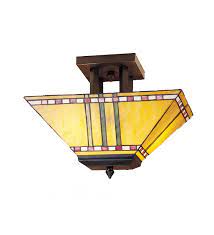 Hand made in the usa of solid brass with a choice of two antique patinas. Semi Flush Mount Ceiling Light Fixtures 31243 Mission Ceiling Light Flush