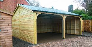 If you'd like extra storage space alongside your carport, this plan is the perfect option. Wooden Carports In Devon By Shields Garden Buildings