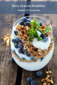 Berries Yoghurt And Granola Breakfast Recipe Granola Breakfast Yogurt And Granola Breakfast