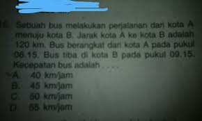 Lari jarak jauh merupakan salah satu cabang olahraga (cabor) atletik yang sudah sangat populer di dunia di samping lari jarak pendek, menengah, dan estafet. Sebuah Bus Melakukan Perjalanan Dari Kota A Menuju Kota B Jarak Kota A Ke Kota B Adalah 120 Km Bus Brainly Co Id